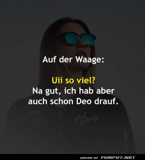 Deo-Waage-Ungleichgewicht