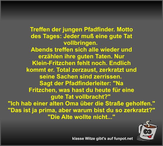 Treffen der jungen Pfadfinder Treffen der jungen Pfadfinder