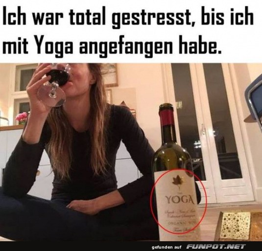 Neues Yoga-Programm: Tägliches Entkorken Neues Yoga-Programm: Tägliches Entkorken