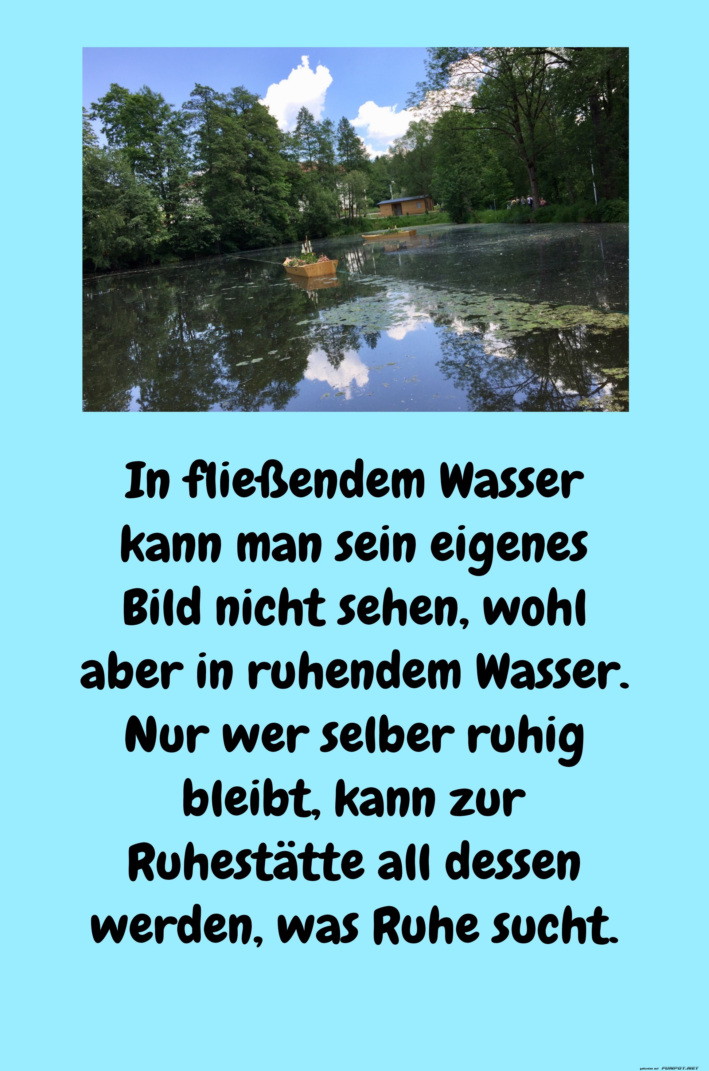 in fließendem wasser in fließendem wasser