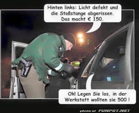 Polizeiservice zum Schnäppchenpreis Polizeiservice zum Schnäppchenpreis