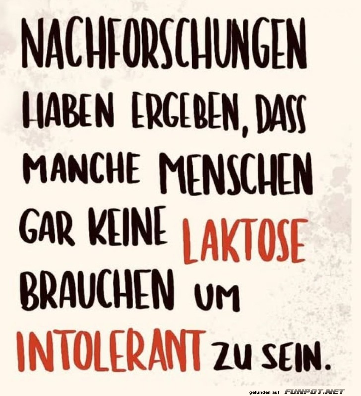 Intoleranz ohne Laktose Intoleranz ohne Laktose