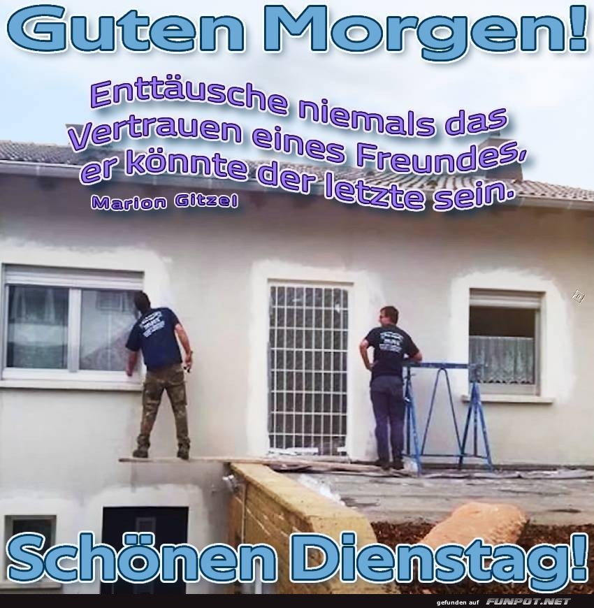 Dienstagmorgen: Vertrauen auf wackeligen Planken Dienstagmorgen: Vertrauen auf wackeligen Planken