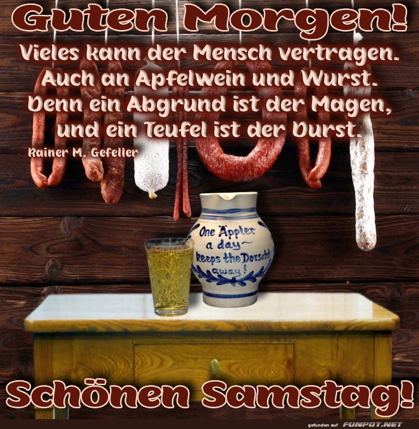 Wurst und Wein: Ein Samstagsstart! Wurst und Wein: Ein Samstagsstart!
