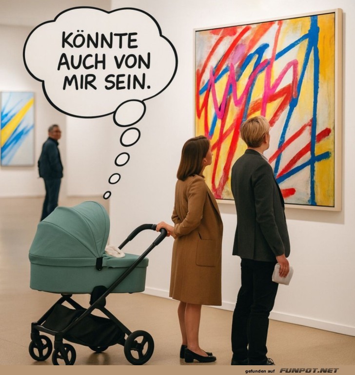 Baby's erster Kunstkritiker! Baby's erster Kunstkritiker!