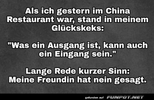 Glückskeks mit Tiefgang Glückskeks mit Tiefgang