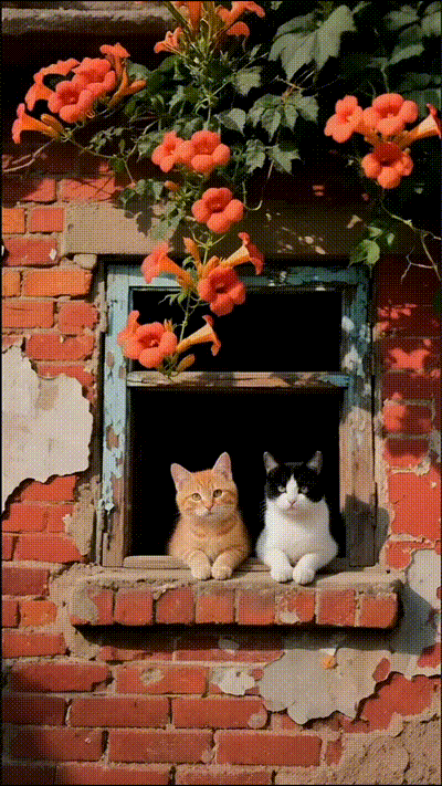 Ktzchen im Fenster