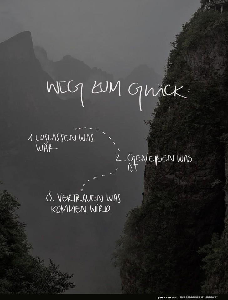 Zurck zum Glck in 3 einfachen Schritten!