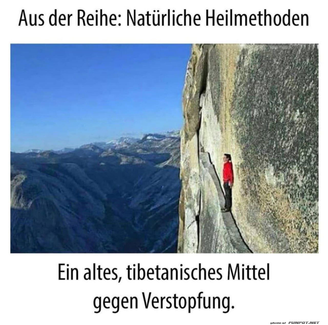 Felswandwandern gegen Verstopfung Felswandwandern gegen Verstopfung