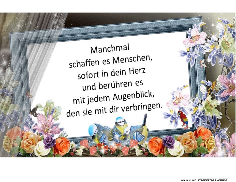 Manchmal schaffen es Menschen Manchmal schaffen es Menschen