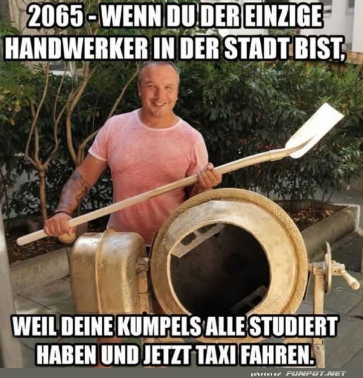 Zukunfts-Handwerker: Evolution im Betonmischer! Zukunfts-Handwerker: Evolution im Betonmischer!