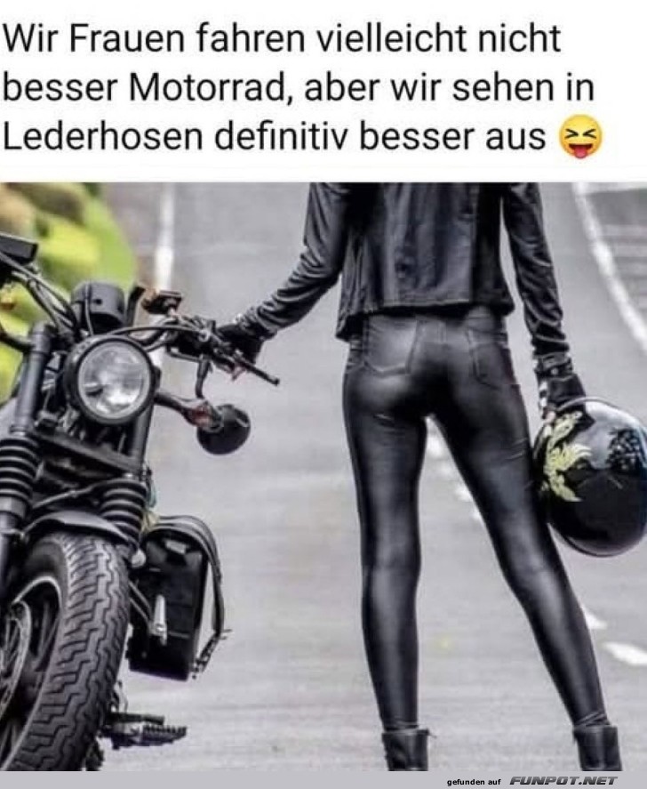 Lederhosen und Motorrder: Ein unschlagbares Duo
