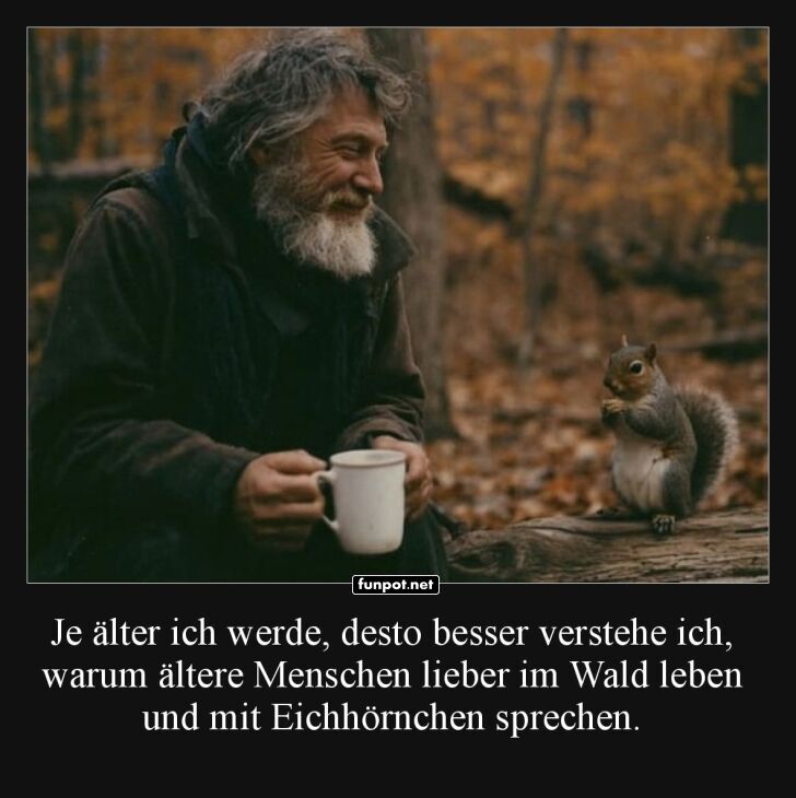 Waldrat mit Eichhörnchen Waldrat mit Eichhörnchen