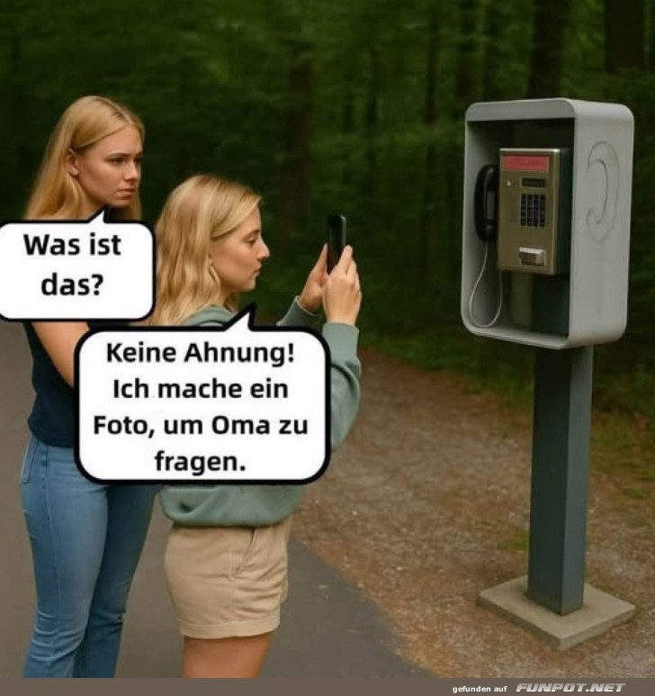 Mysteriöse Telefonzelle von Oma erklärt Mysteriöse Telefonzelle von Oma erklärt