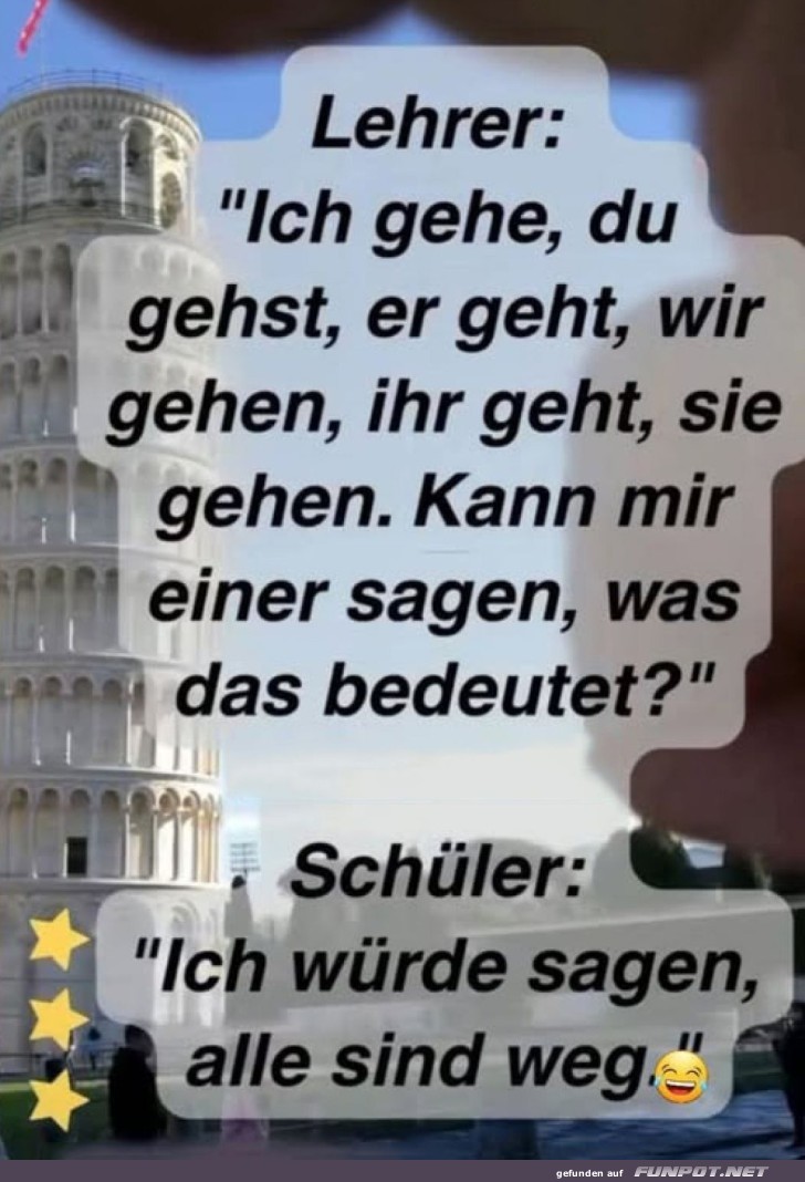 Gehe-weg-Grammatik! Gehe-weg-Grammatik!