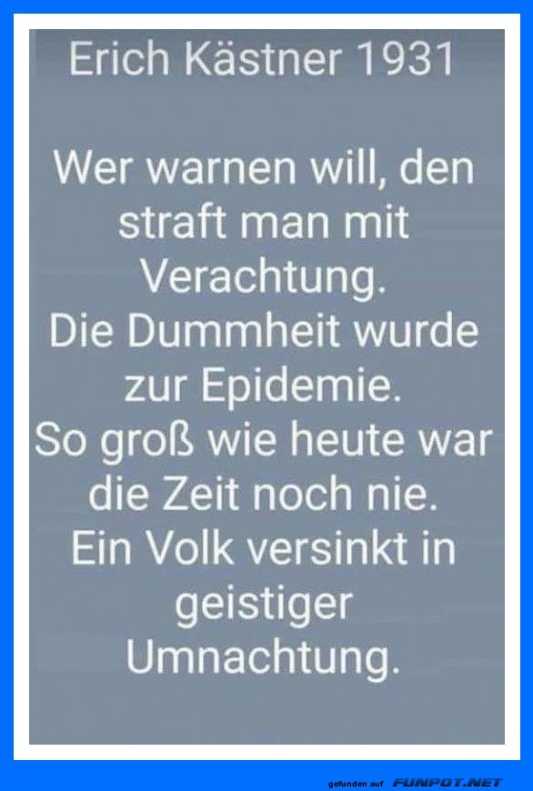 wer warnen will wer warnen will