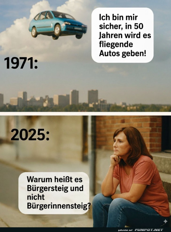 Von fliegenden Autos zu Sprach-Feinheiten