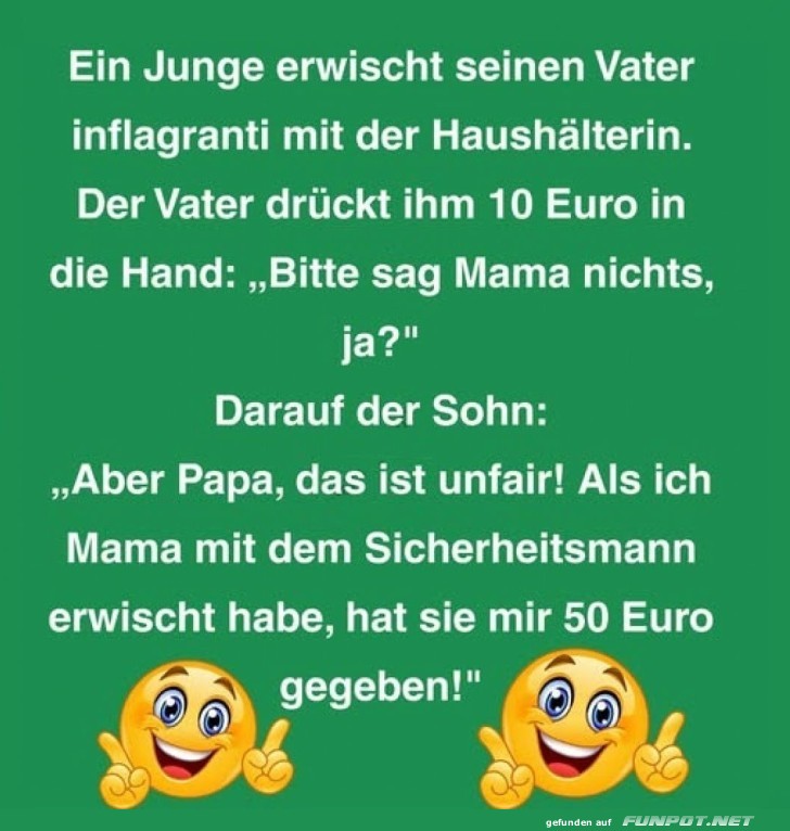 Familiengeheimnisse und Taschengeld
