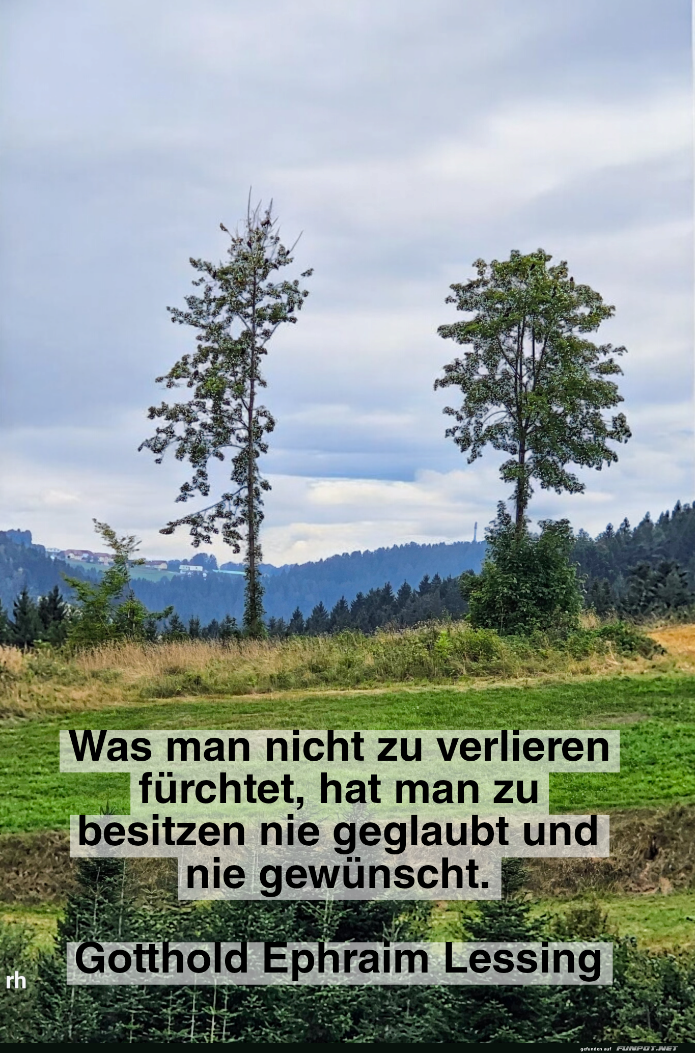 was man nicht zu verlieren frchtet