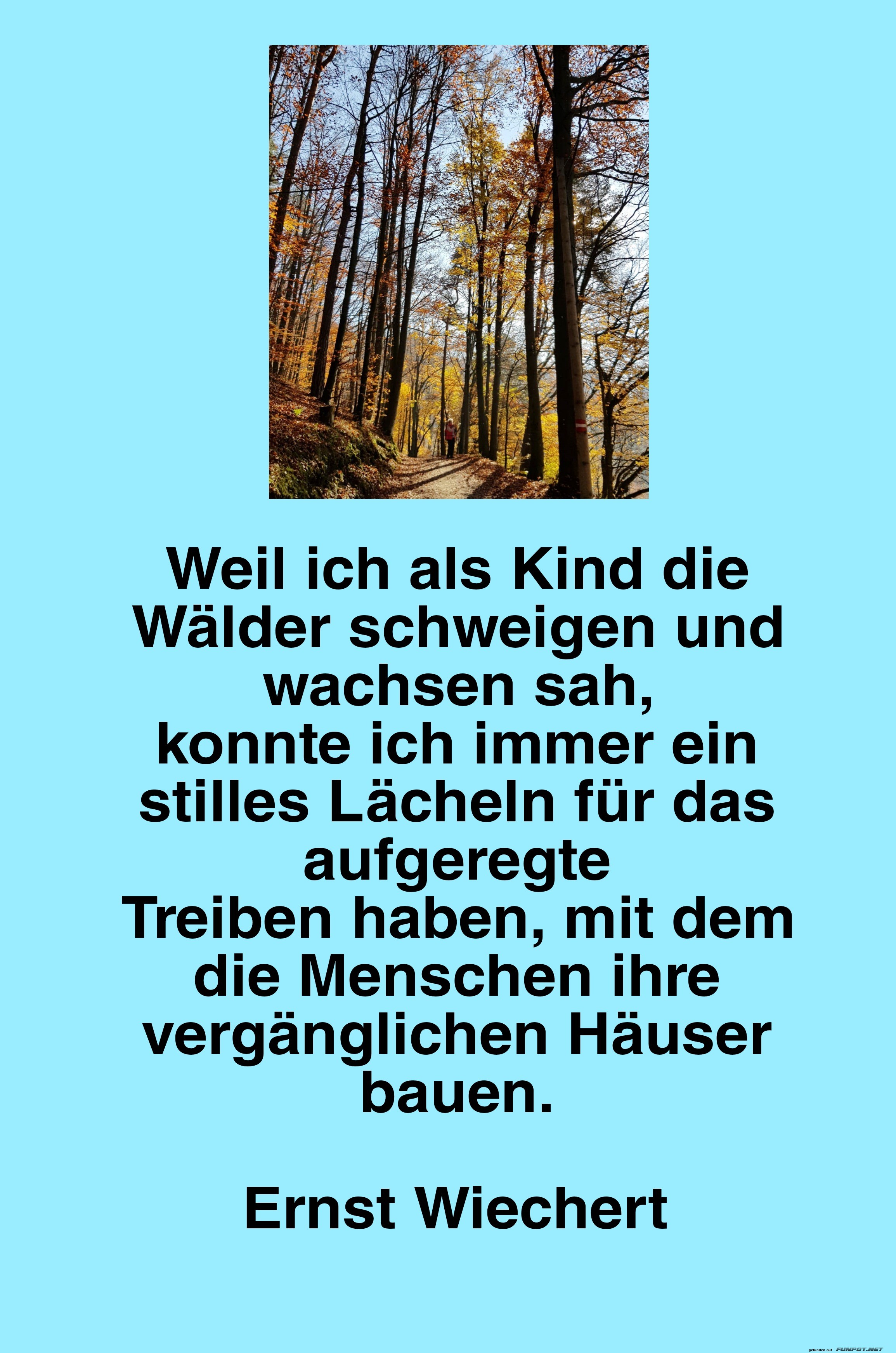 weil ich als kind