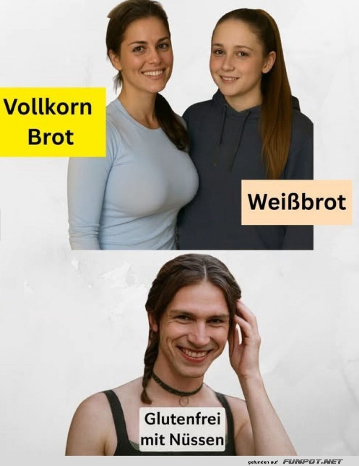 Das Brot-Trio: Vollkorn, Wei und Glutenfrei!