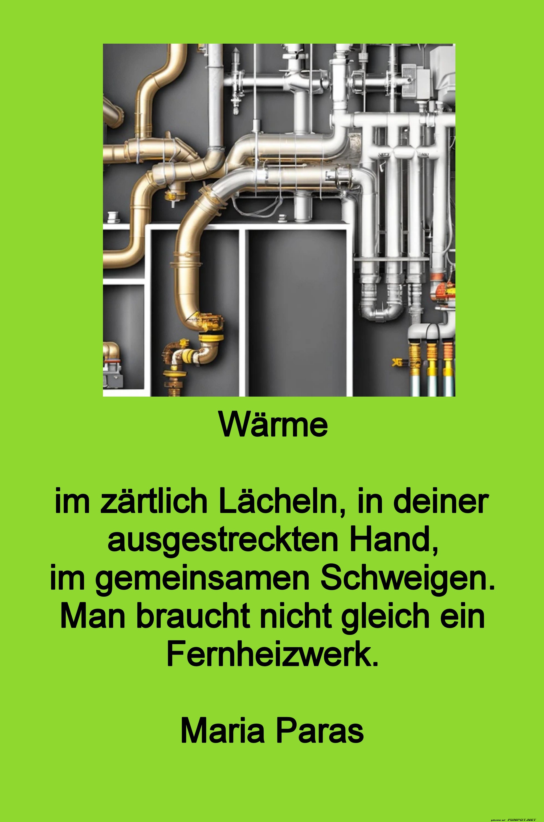 Das Fernheizwerk der Liebe