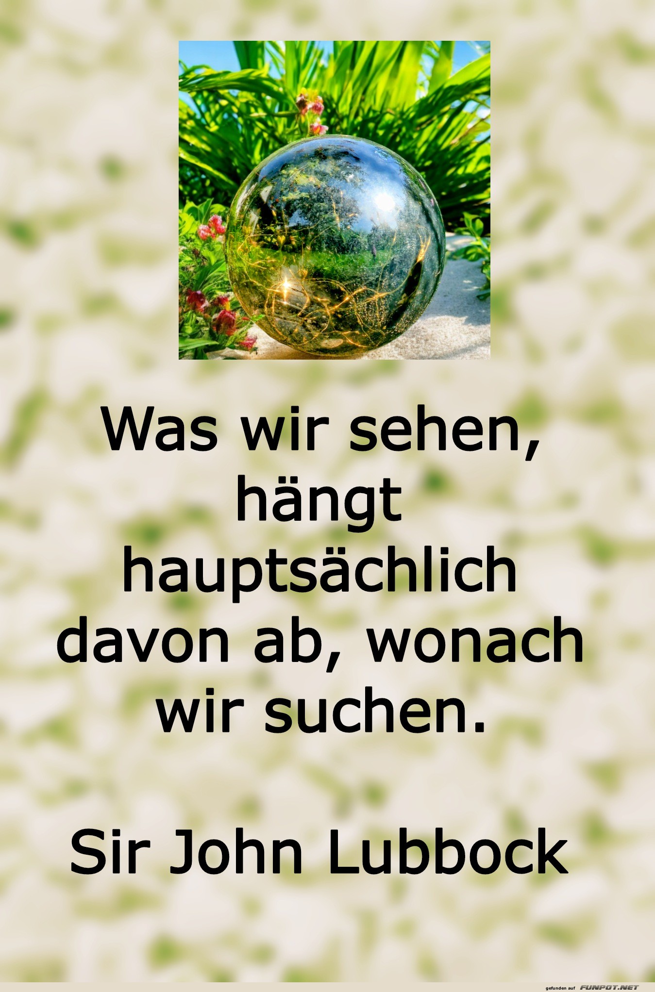 was wir sehen hngt hauptschlich