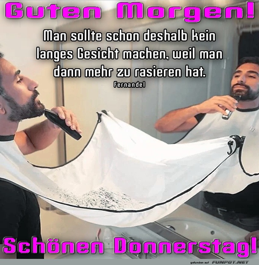 Der Morgenrasur-Glcksbringer!