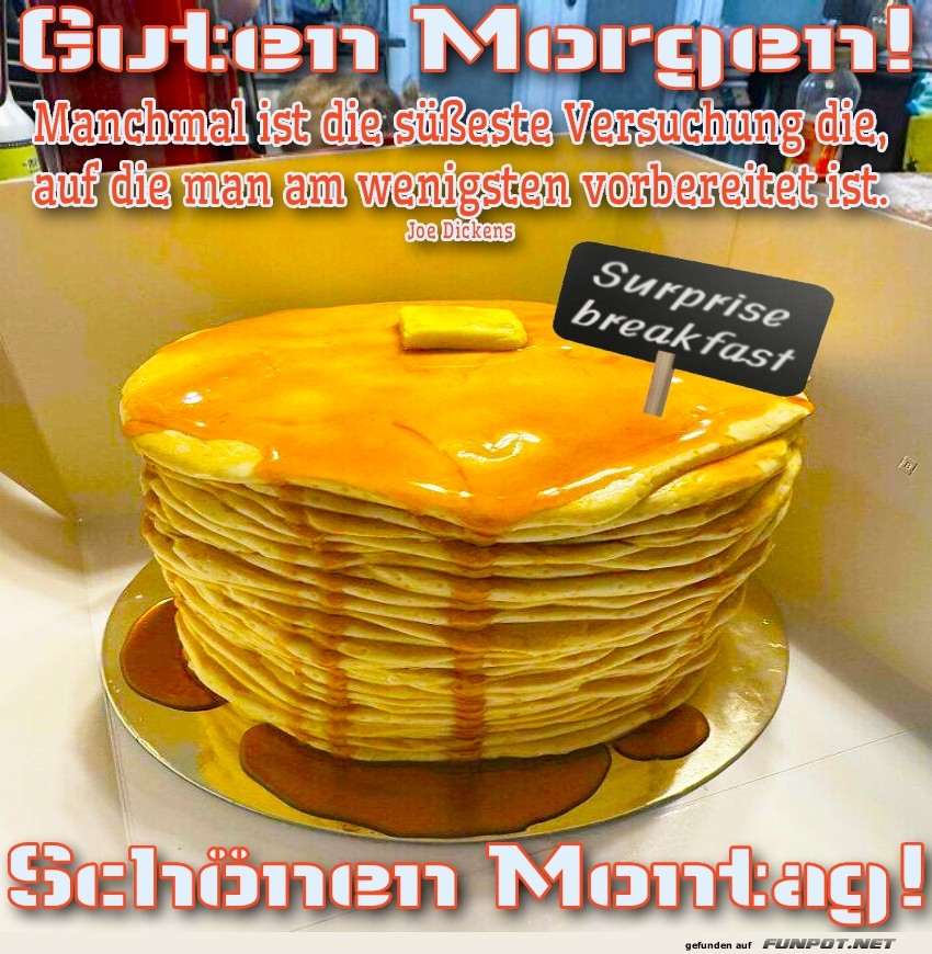 Pfannkuchenberraschung zum Montag!