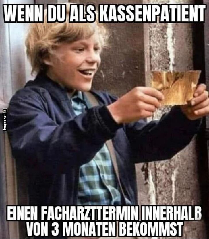 Freudentrnen beim Arzttermin-Glck!