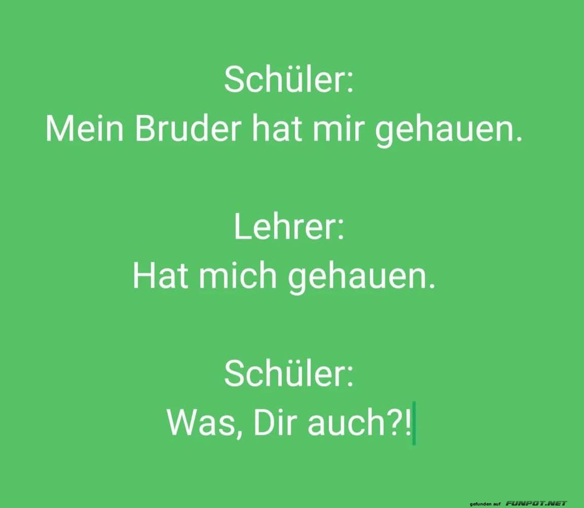 Wenn Lehrer und Schler gleich leiden