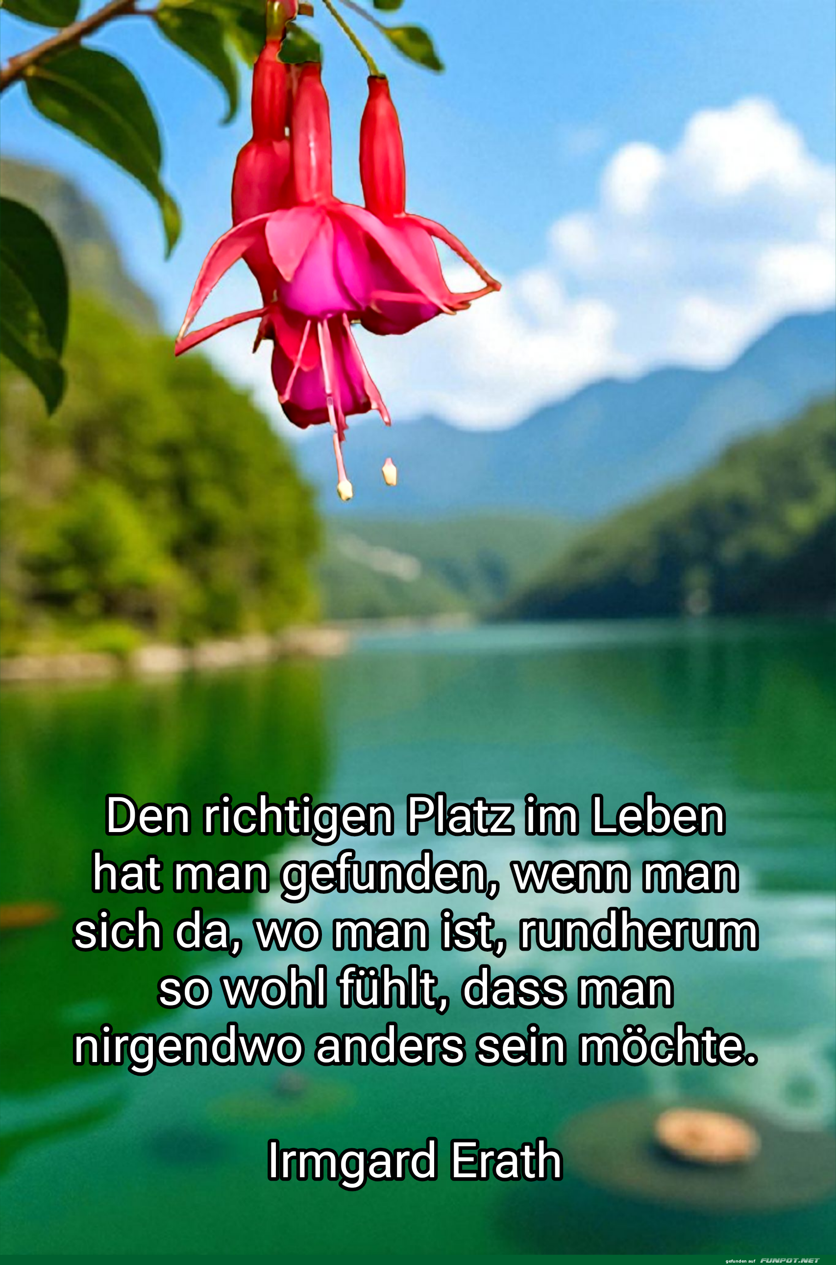 den richtigen platz