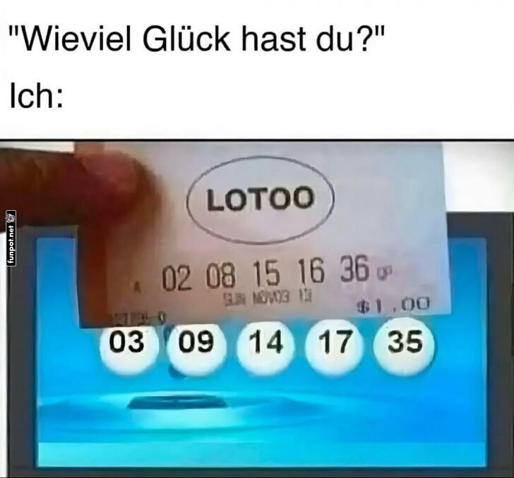 Fast ein Lotto-Genie!