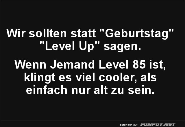 Happy Level-Up Day!