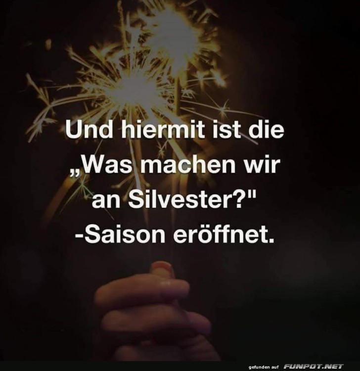Bereit fr die Silvester-Fragen?