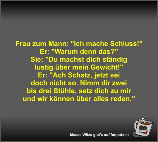 Frau zum Mann