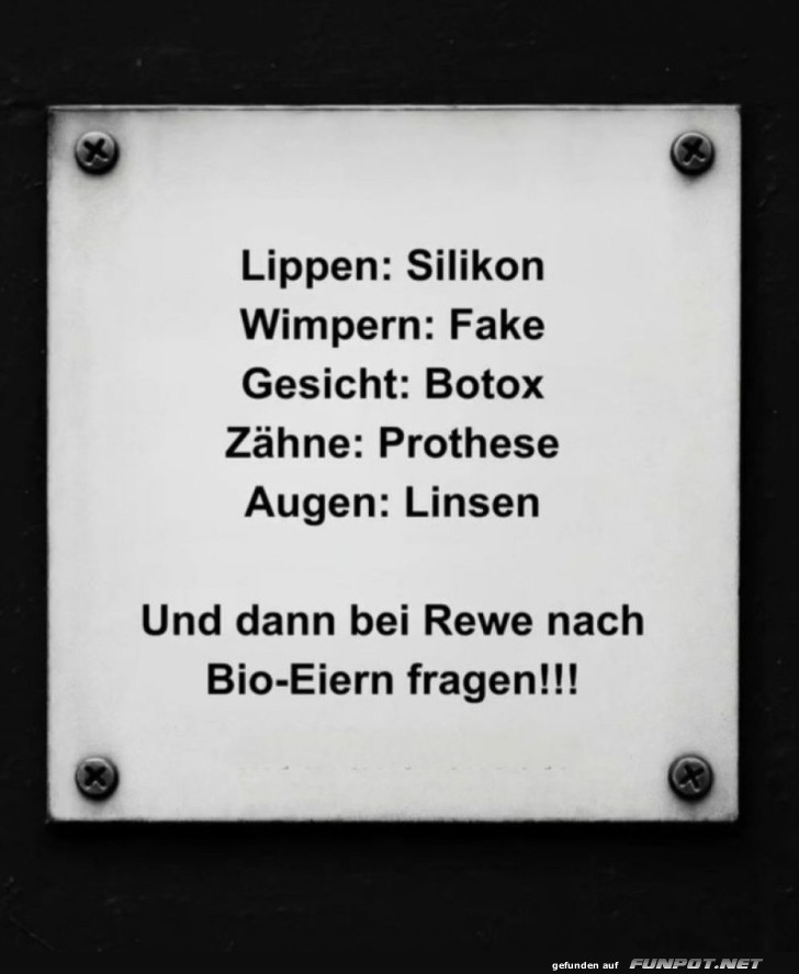 Die Ironie der Bio-Suche! Die Ironie der Bio-Suche!