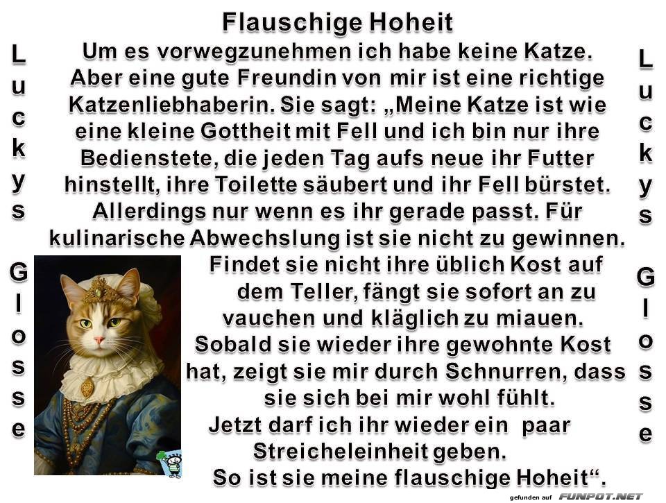 Flauschige Hoheit