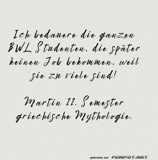Wenn BWL zu Mainstream wird