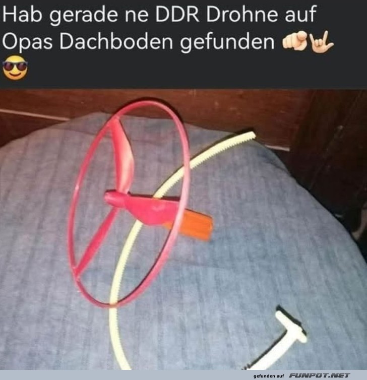 Retro-Drohnenfund im Dachboden! Retro-Drohnenfund im Dachboden!