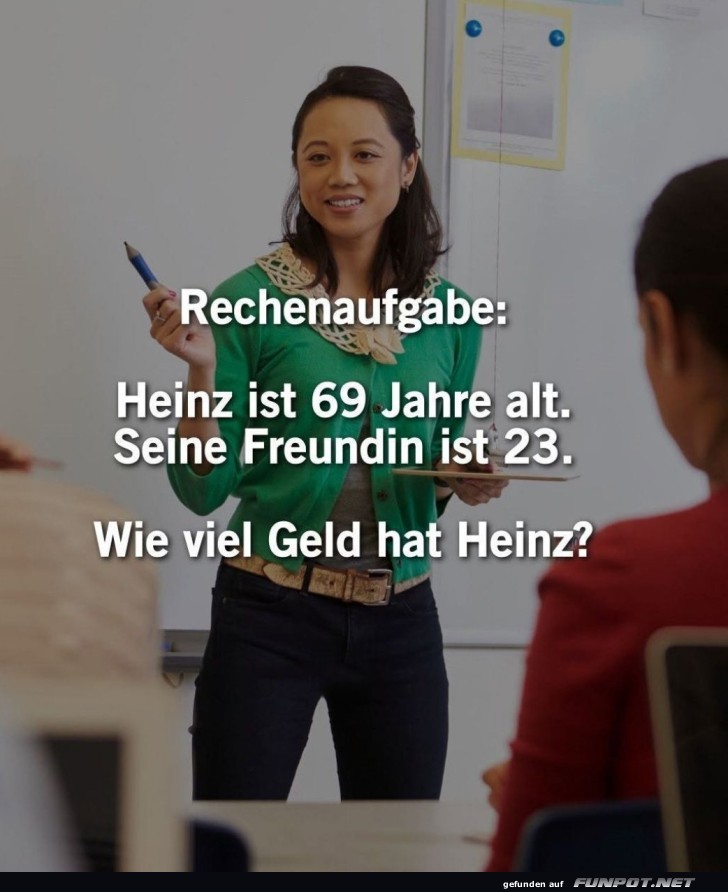 Die magische Rechnung des Heinz!