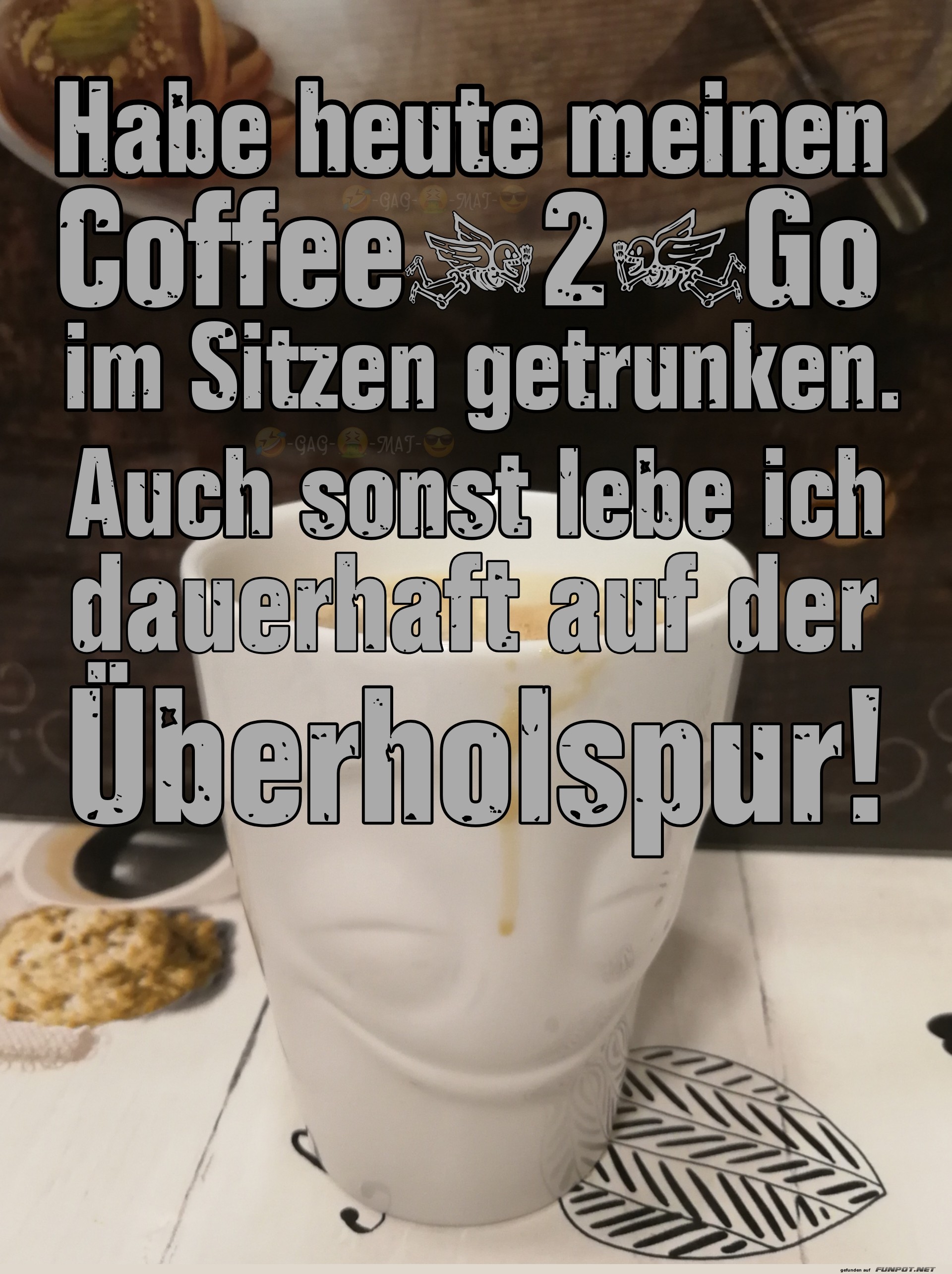 Kaffeepause auf der Überholspur! Kaffeepause auf der Überholspur!