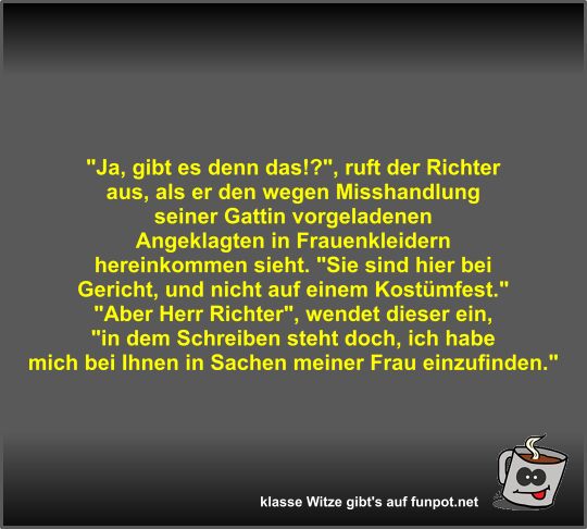 Ja, gibt es denn das!? Ja, gibt es denn das!?