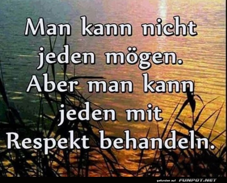 Respekt ist immer im Trend! Respekt ist immer im Trend!