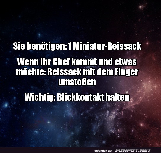 Der epische Reissack-Showdown Der epische Reissack-Showdown