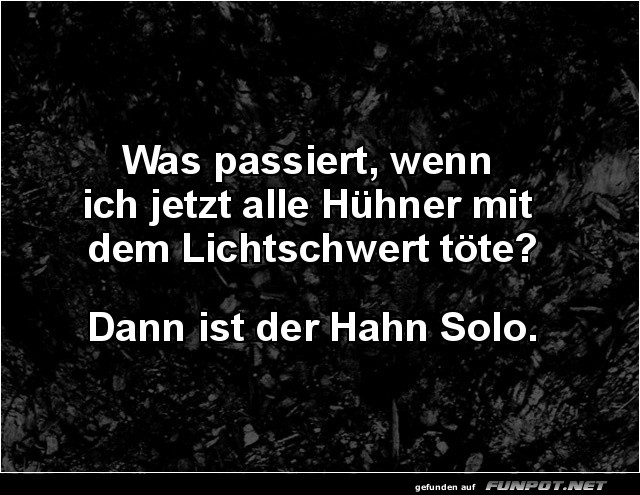 Star Wars trifft Hühnerstall Star Wars trifft Hühnerstall