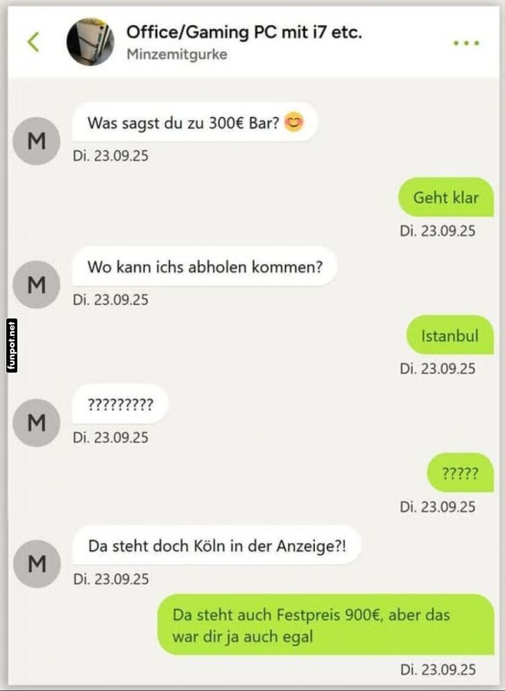 Geografisches Missverständnis der Extraklasse Geografisches Missverständnis der Extraklasse