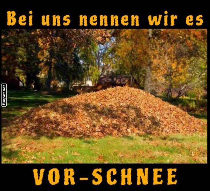 Herbstlicher Vor-Schnee! Herbstlicher Vor-Schnee!