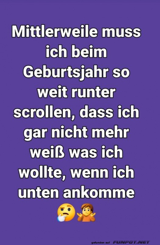 Geburtsjahr-Scrollen: Das Abenteuer beginnt! Geburtsjahr-Scrollen: Das Abenteuer beginnt!