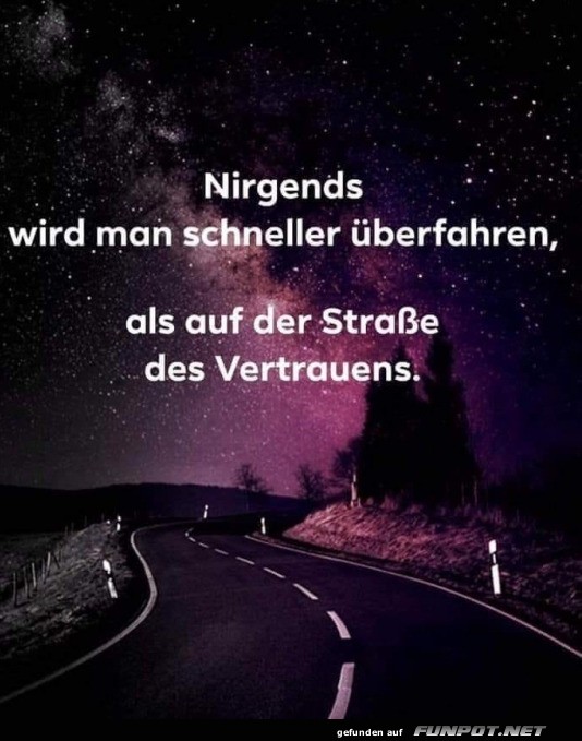Achtung: Vertrauen wird überfahren! Achtung: Vertrauen wird überfahren!